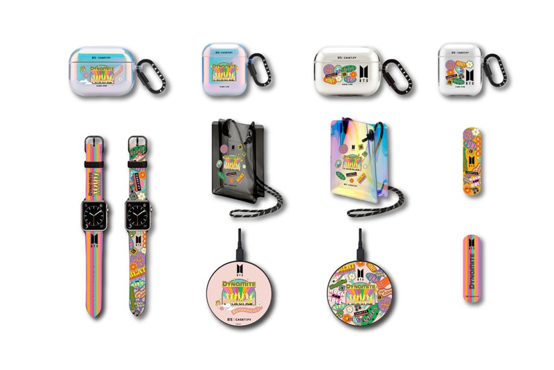 ビーティーエス ケースティファイ BTS x CASETiFY "Dynamite" Accessories Collection Kpop music Korean boy band iPhone Airpods Pro music phone cases wireless chargers smartphones
