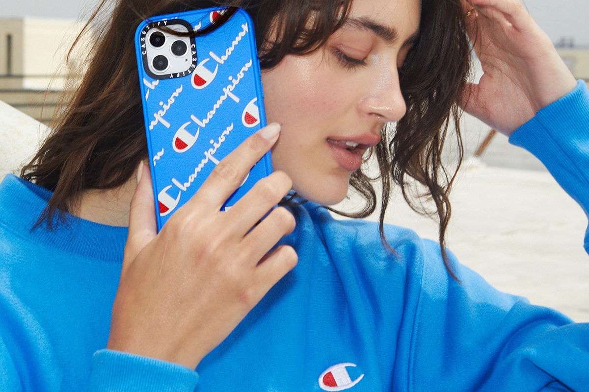Champion x CASETiFY Sporty Capsule Collection Apple iPhone 12 Pro Cases Jersey Tags Sweaters Release Information Drop Date Tech Accessories