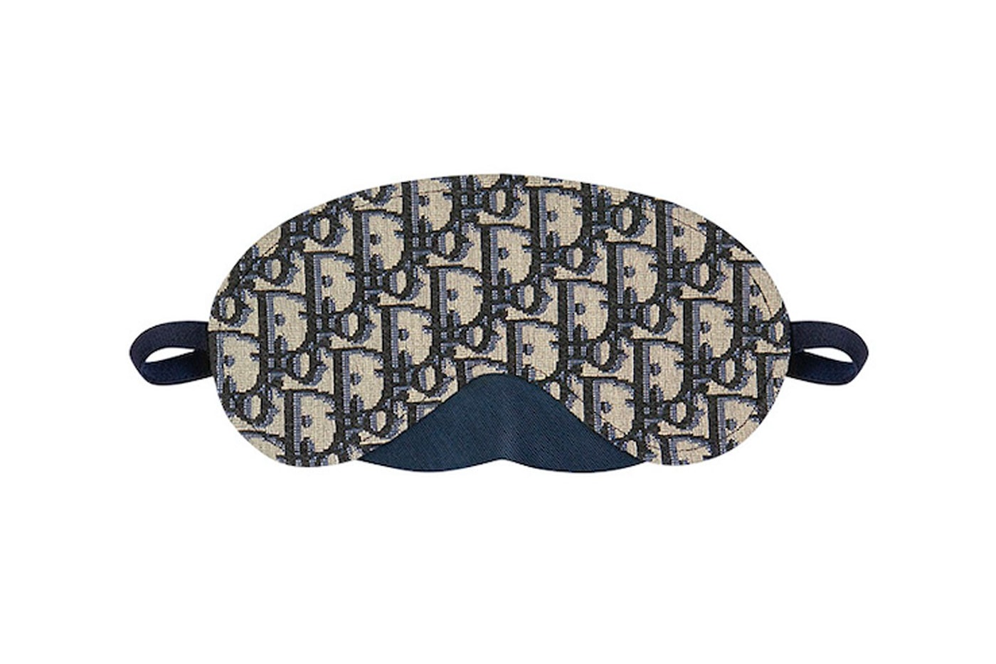 ディオール Dior Men First-Ever Homewear Kit Release Info Oblique Jacquard fashion slipper pouch eye mask stole navy blue black beige