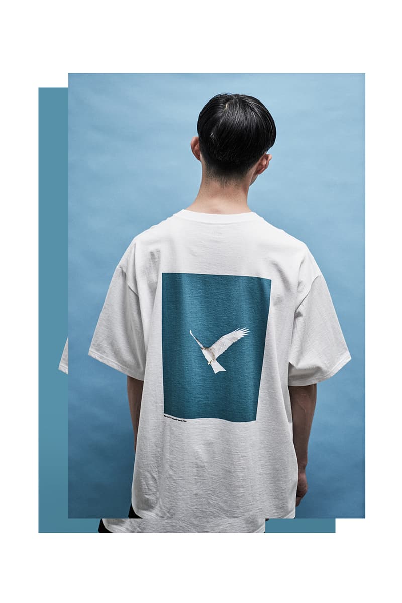 グラフペーパー フューチャー Graphpaper x  FUTUR が鳥のグラフィックを配した新作Tシャツを発売