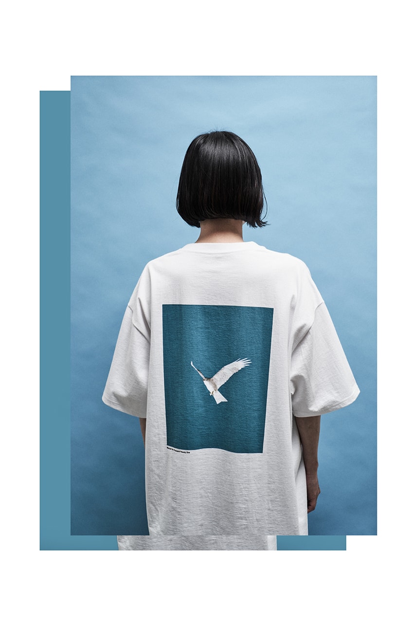 グラフペーパー フューチャー Graphpaper x  FUTUR が鳥のグラフィックを配した新作Tシャツを発売