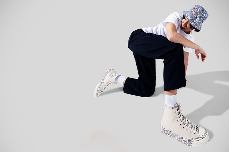 コンバースがキース・ヘリングとのコラボモデル4型を発表 Keith Haring x Converse Collaboration Collection Chuck Taylor All Star 70 Pro Leather Run Star Hike Release Information Foundation AIDS Charity New York City Subway Side Walk Artwork Pop Art Graffiti Design Collab Drop Date 