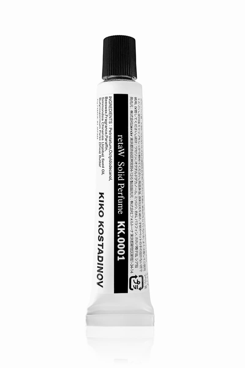 キコ・コスタディノフ リトゥ kiko kostadinov retaW solid perfume fragrance scent release information buy cop purchase
