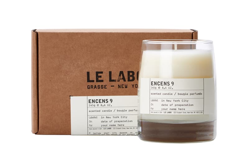 ルラボ Le Labo Encens 9 Candle Launch Home Collection Buy Price Smell Review