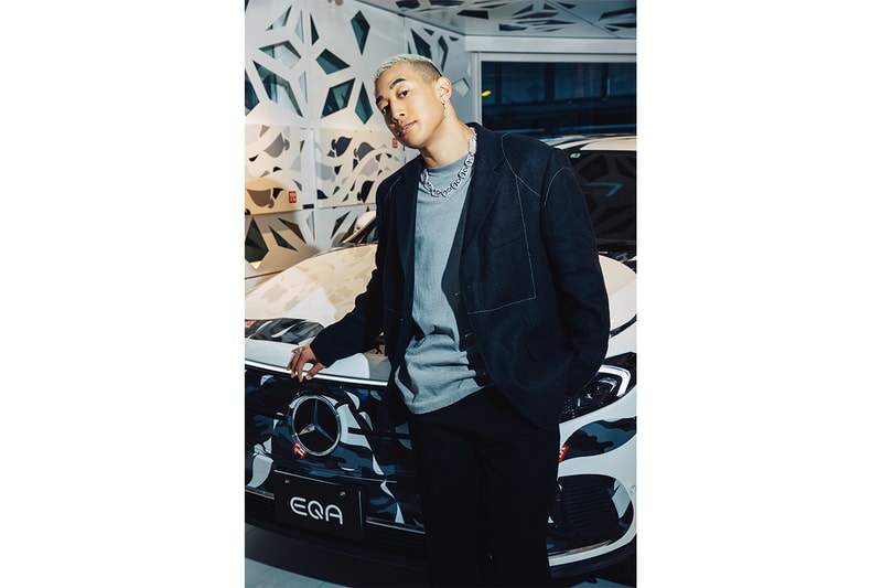 Mercedes-Benz メルセデス・ベンツ の最新電気自動車 “EQA”の発表を記念した期間限定イベントに関口メンディーが潜入