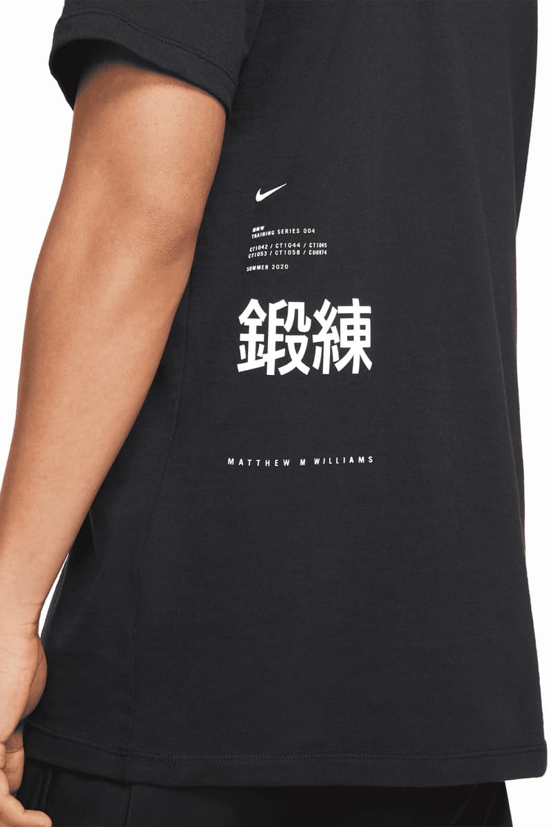 マシュー・ウィリアムズ x ナイキ によるコラボアパレルコレクション第4弾が到着 MMW Nike Series 004 Training Apparel Release Buy Price Date Sneakers Shoes