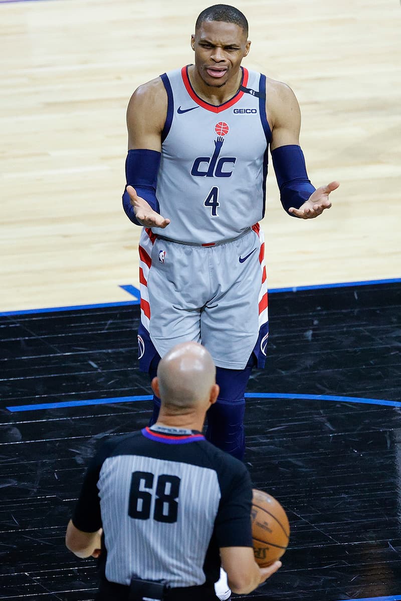 NBA ウィザーズのラッセル・ウェストブルックが相手チームのファンにポップコーンをかけられる事件発生 Russell Westbrook