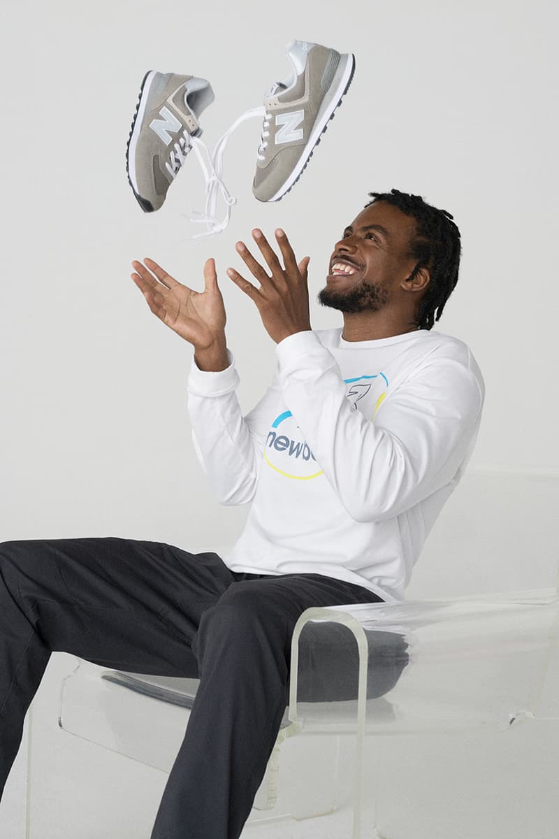 ニューバランスが2021年の “グレー デイ” を記念した3型の574を発表 new balance 574 57/40 grey day worn by anyone cktrl meme gold sumuyya khader wheelman lauren ralph campaign release information un-n-ding