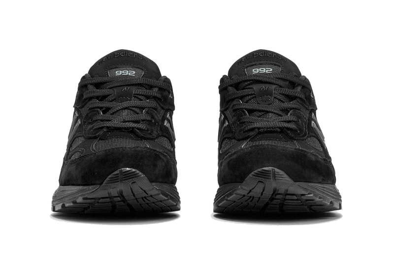ニューバランスから“メイド・イン・USA”992のオールブラックモデル“トリプルブラック”が登場 new balance 992 all black m992ea reflective made in usa official release date info photos price store list buying guide