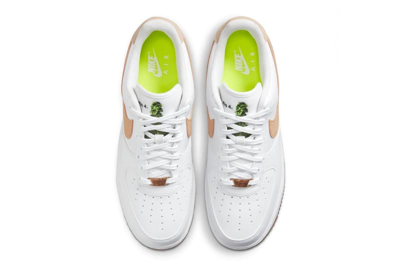 ナイキ nike air force 1 07 lv8 himalayan rhubarb cz0338 101 menswear streetwear spring summer 2021 collection ss21 footwear sneakers shoes kicks info