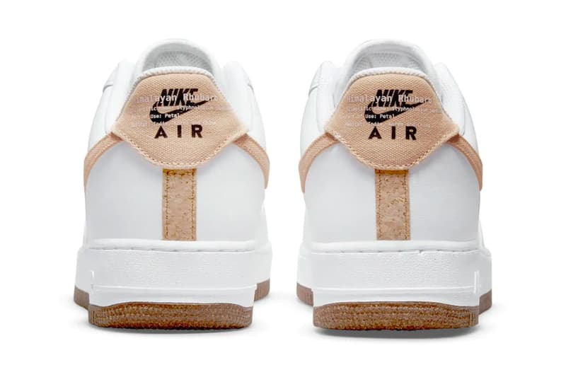 ナイキ nike air force 1 07 lv8 himalayan rhubarb cz0338 101 menswear streetwear spring summer 2021 collection ss21 footwear sneakers shoes kicks info