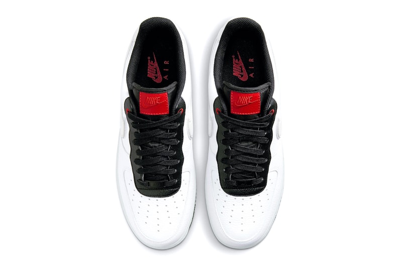 ナイキ から“鶴”にインスパイアされたユニークな新作 エアフォース 1 “ミルキー ストーク” が登場 nike air force 1 low white photon dust black chile red da8482 100 menswear streetwear trainers runners kicks shoes spring summer 2021 ss21 collection info