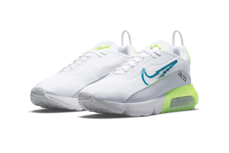 ナイキからスウッシュを大胆にカットした新作 アクアマリン”  シリーズが登場 nike sportswear aquamarine pack air max 90 air force 1 low blazer low air max 2090 air presto DJ6897 DJ6894 DJ6895 DJ6899 DJ6898 100 white lime glow off noir pure platinum official release date info photos price store list buying guide