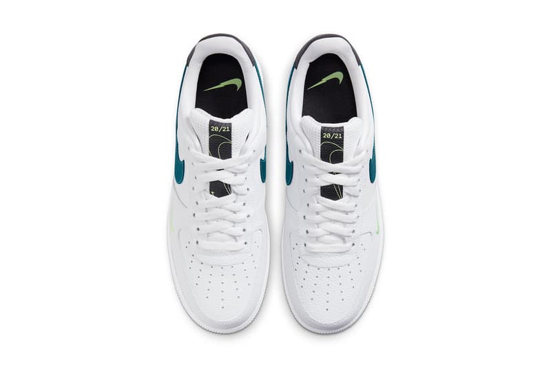 ナイキからスウッシュを大胆にカットした新作 アクアマリン”  シリーズが登場 nike sportswear aquamarine pack air max 90 air force 1 low blazer low air max 2090 air presto DJ6897 DJ6894 DJ6895 DJ6899 DJ6898 100 white lime glow off noir pure platinum official release date info photos price store list buying guide