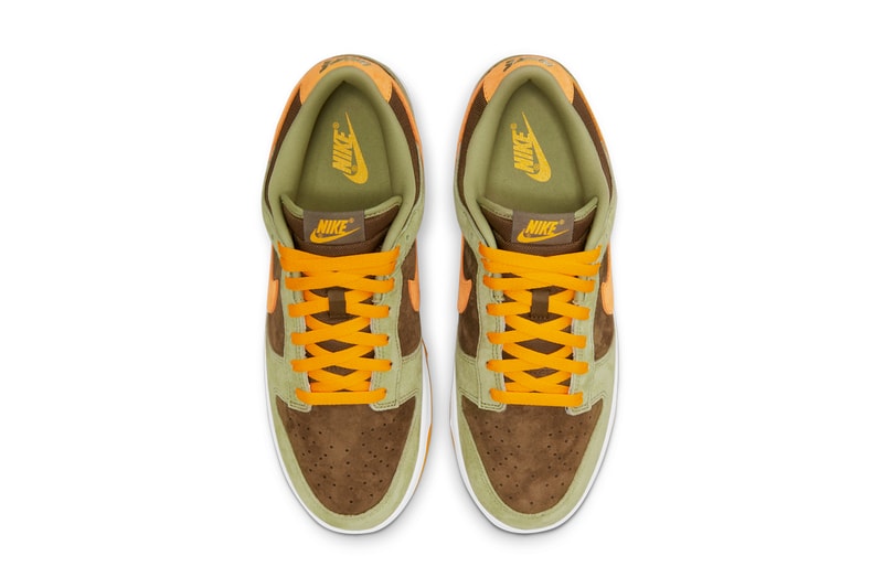 ナイキ から アースカラーを纏った新作 ダンクロー “ダスティ オリーブ” がリリース nike sportswear dunk low dusty olive pro gold brown white DH5360 300 official release date info photos price store list buying guide