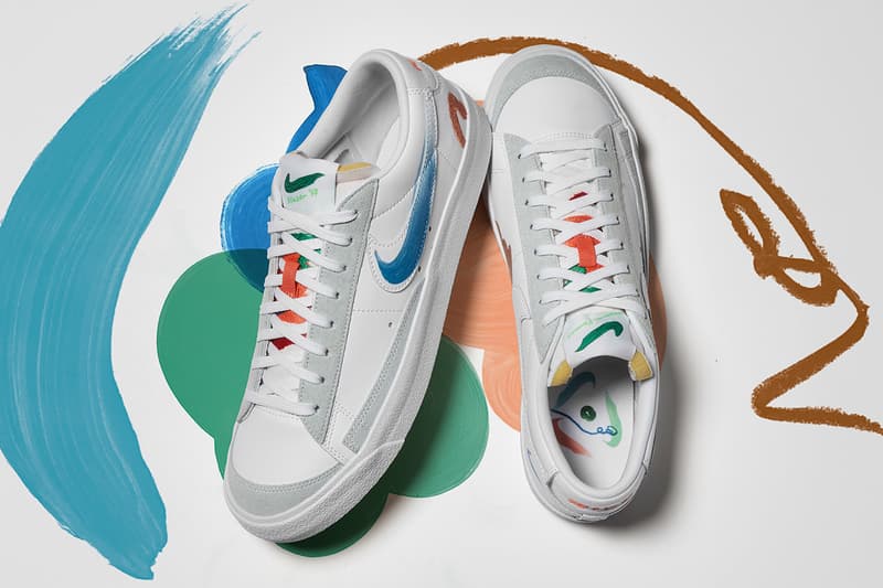 ナイキ Nike がペインターの山瀬まゆみによるAir Force 1 FlyleatherとBlazer Low Flyleatherを発売