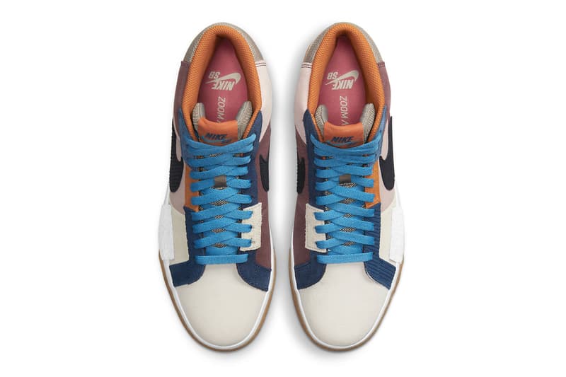Nike SB からモザイクをイメージして再構築したブレーザー ミッド “モザイク” がリリース nike sb blazer mid mosaic da8854 300 600 menswear streetwear kicks shoes runners trainers spring summer 2021 ss21 collection info