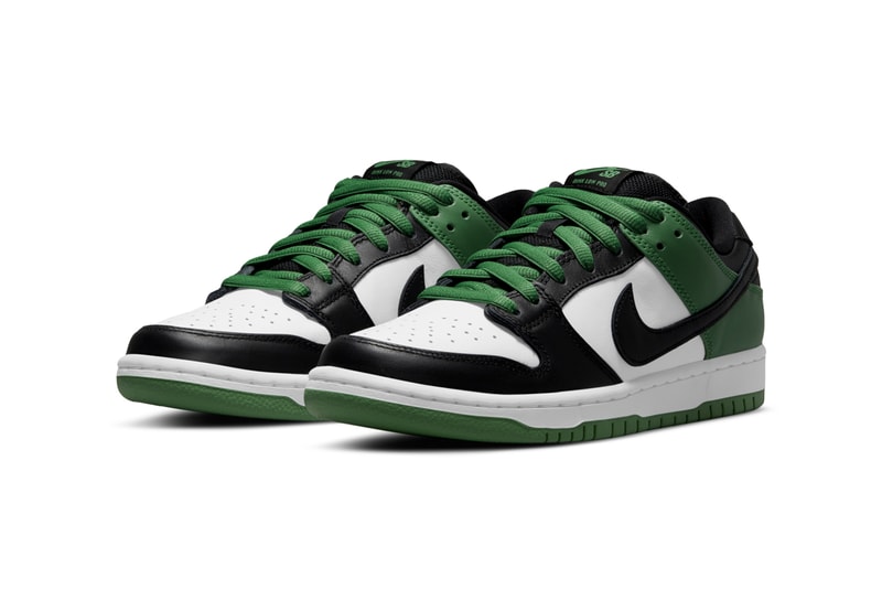 ナイキ SB からダンクローの新色 “クラシック グリーン” の公式ビジュアルが公開 nike sb skateboarding dunk low classic green white black bq6817 302 official release date info photos price store list buying guide