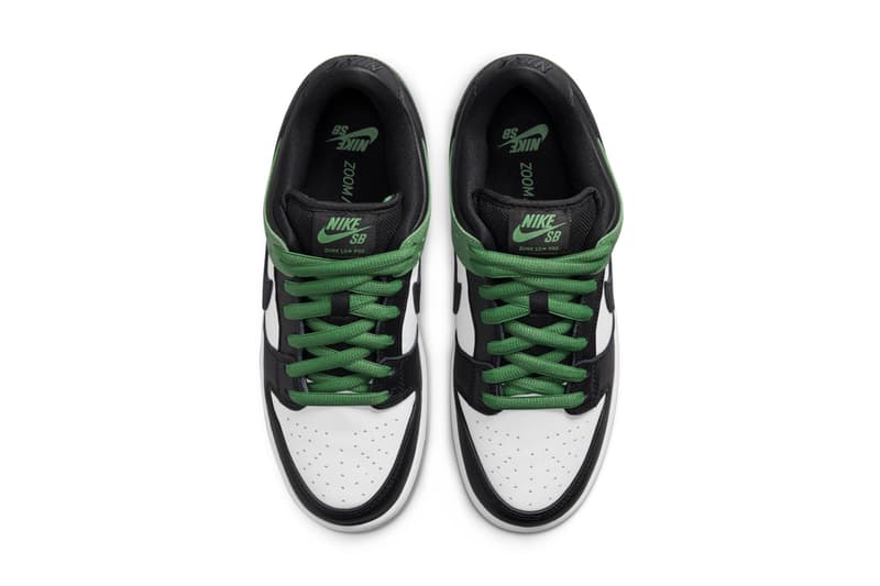 ナイキ SB からダンクローの新色 “クラシック グリーン” の公式ビジュアルが公開 nike sb skateboarding dunk low classic green white black bq6817 302 official release date info photos price store list buying guide