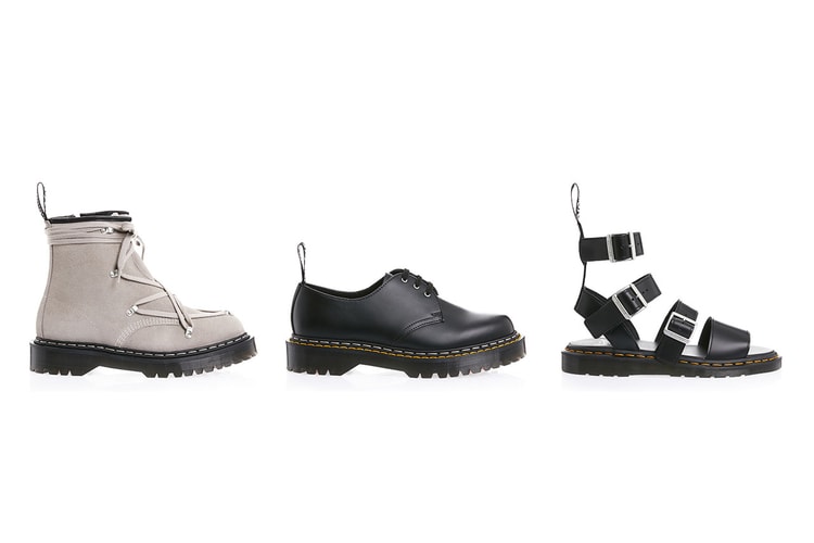 Rick Owens x Dr. Martens のコラボフットウェア第2弾がドロップ
