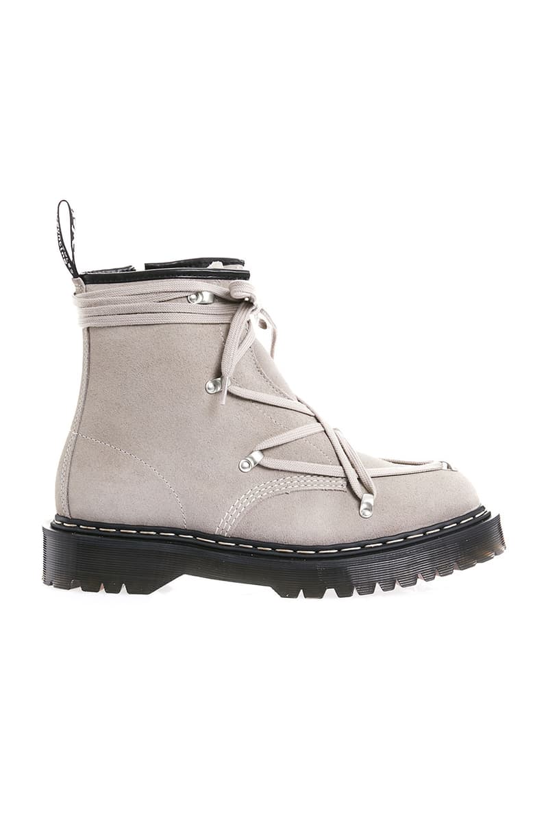 リックオウエンス x マーチン Rick Owens x Dr. Martens のコラボフットウェア第2弾がドロップ