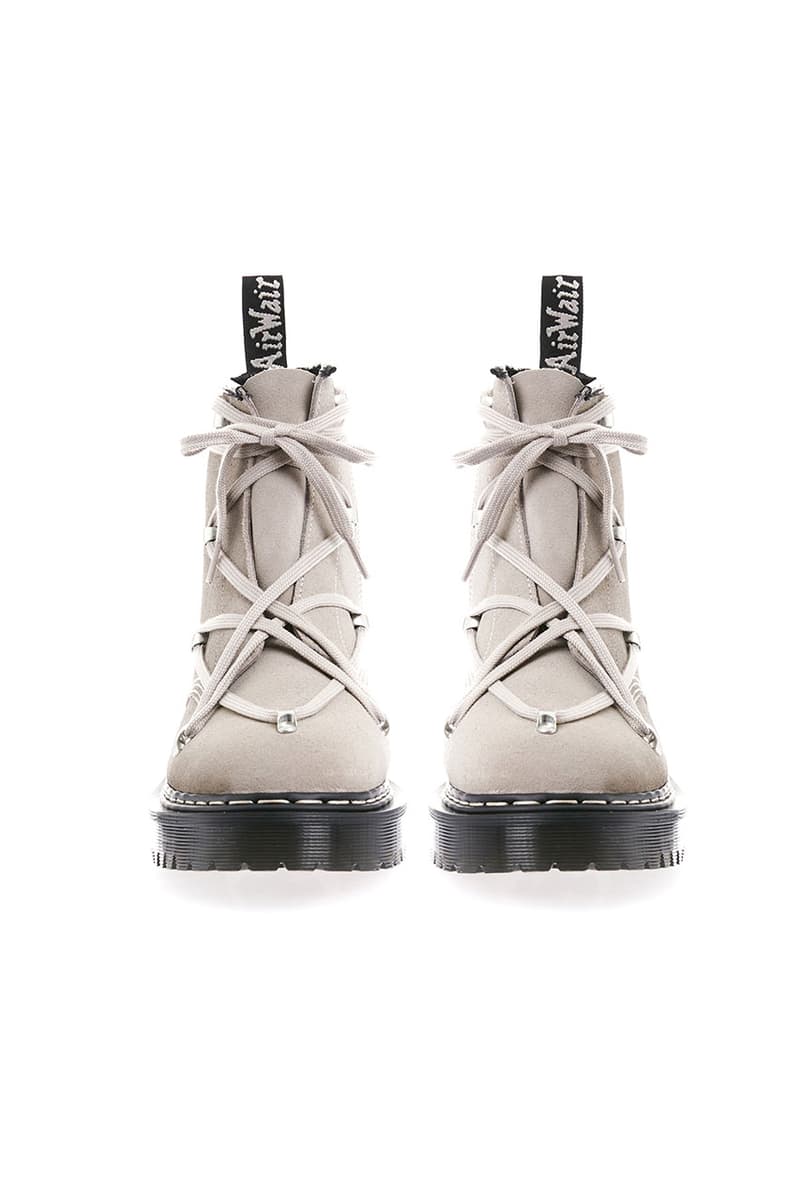 リックオウエンス x マーチン Rick Owens x Dr. Martens のコラボフットウェア第2弾がドロップ