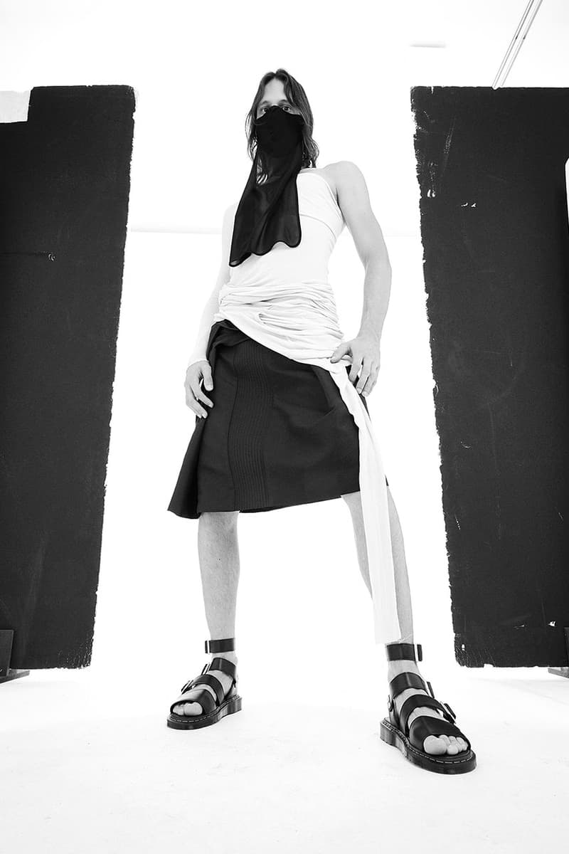 リックオウエンス x マーチン Rick Owens x Dr. Martens のコラボフットウェア第2弾がドロップ