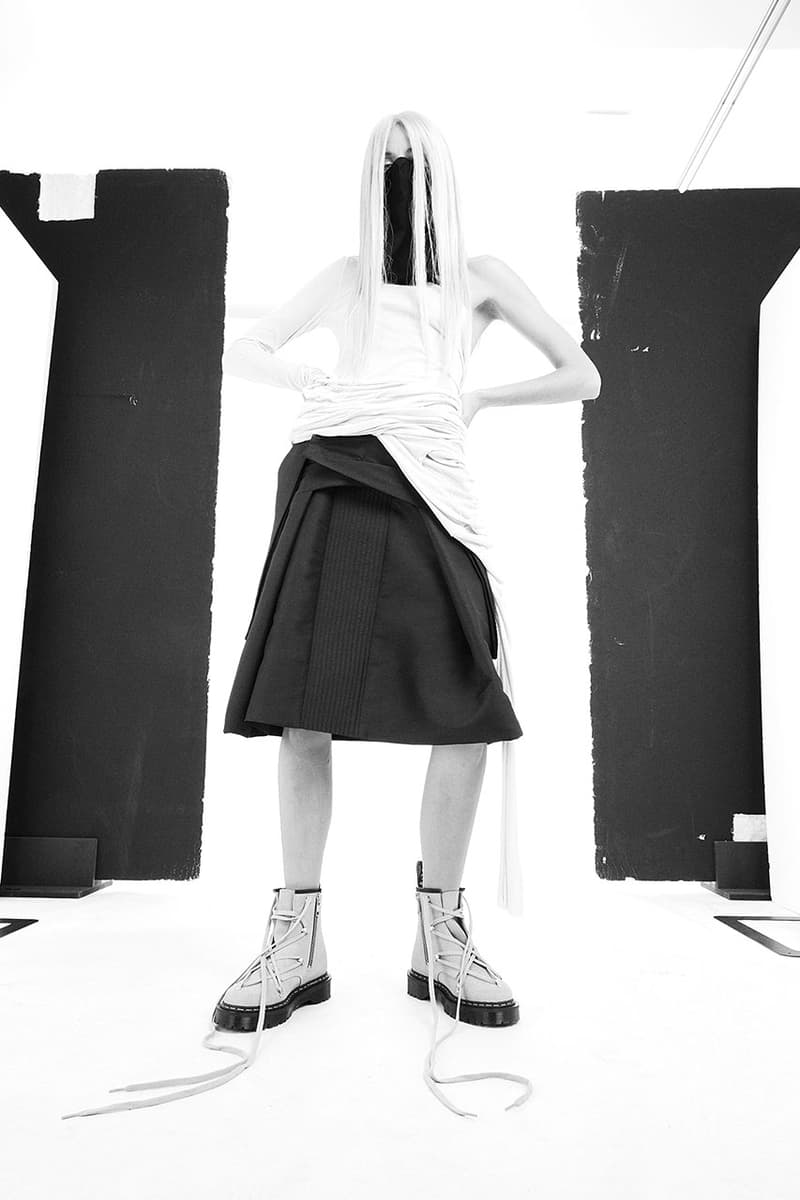 リックオウエンス x マーチン Rick Owens x Dr. Martens のコラボフットウェア第2弾がドロップ