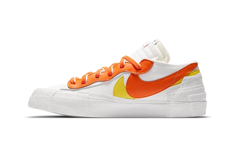 サカイxナイキの最新コラボフットウェア ブレーザー ローの発売情報が解禁 sacai x Nike Blazer Low "Magma Orange" "Classic Green" DD1877-100 DD1877-001 Release Information Official Look Store List How to Cop Where to Buy Chitose Abe