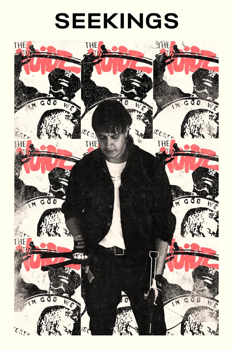 イージーの元アートディレクターによるシーキングスがローンチ カニエ SEEKINGS Spring Summer 2021 lookbook menswear streetwear Julian Casablancas t shirts hoodies jeans denim kanye west yeezy team designer info