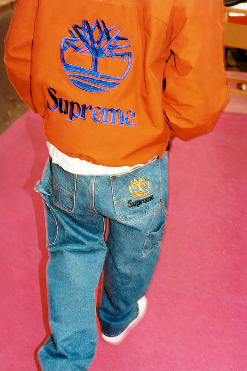 シュプリーム x ティンバーランド Supreme x Timberland から1990年代のヴァイブス漂うアパレルコレクションが発売 