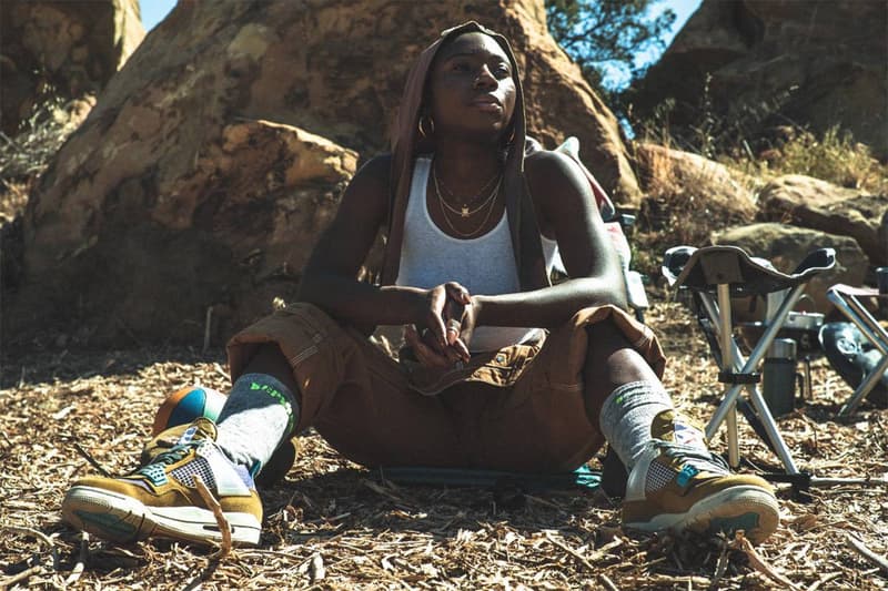 ユニオン x ジョーダンブランドによるコラボ エアジョーダン 4 “テント アンド トレイル”  コレクションが登場 union air jordan 4 tent and trail release info 