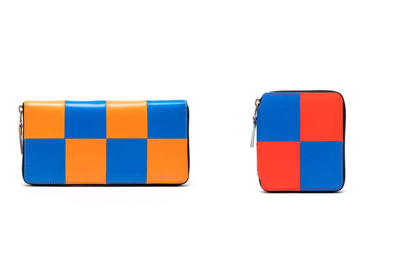 COMME des GARÇONS のウォレットラインからカラフルなチェッカーボード柄の新作アイテムが発売