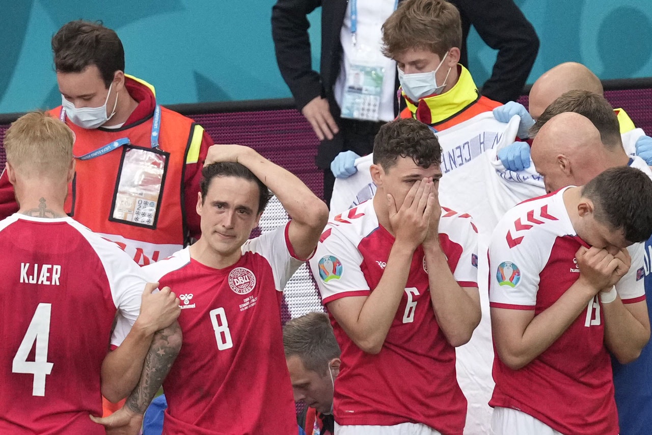 ユーロ2020のフィンランド戦で倒れたデンマーク代表エリクセンが一時心停止状態だったことが明らかに Danish Soccer Player Christian Collapses During Denmark-Finland UEFA Match euro 2020 medical emergency