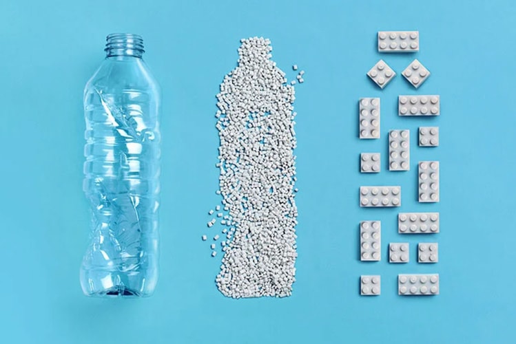 使用済みペットボトルを再利用した LEGO® ブロックの試作品が公開
