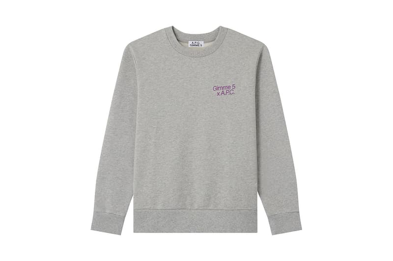 アー・ペー・セーがコラボ企画 “インタラクション” 第11弾に ギミーファイブを招聘 A.P.C. x GIMME FIVE INTERACTION #11 collab release info 