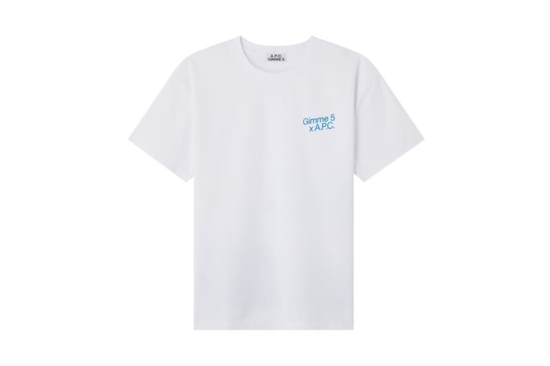 アー・ペー・セーがコラボ企画 “インタラクション” 第11弾に ギミーファイブを招聘 A.P.C. x GIMME FIVE INTERACTION #11 collab release info 