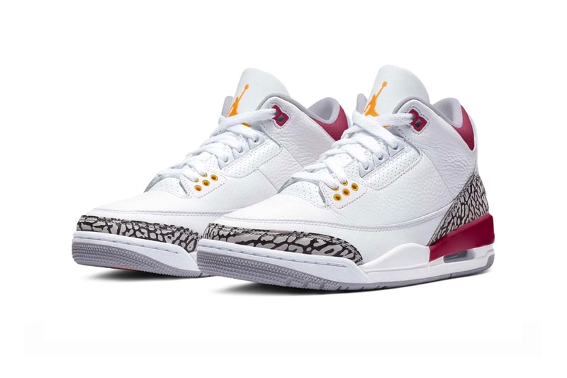 名作カラー“カーディナル”を纏ったエア ジョーダン 3が登場 Air Jordan 3 Cardinal First Look Release Info CT8532-126 Date Buy Price