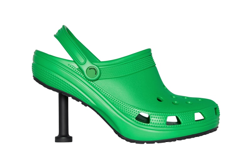 バレンシアガ クロックス Balenciaga Crocs Stiletto Clogs Spring 2022 Collaboration Full Look Release Info Date Buy Price Clones