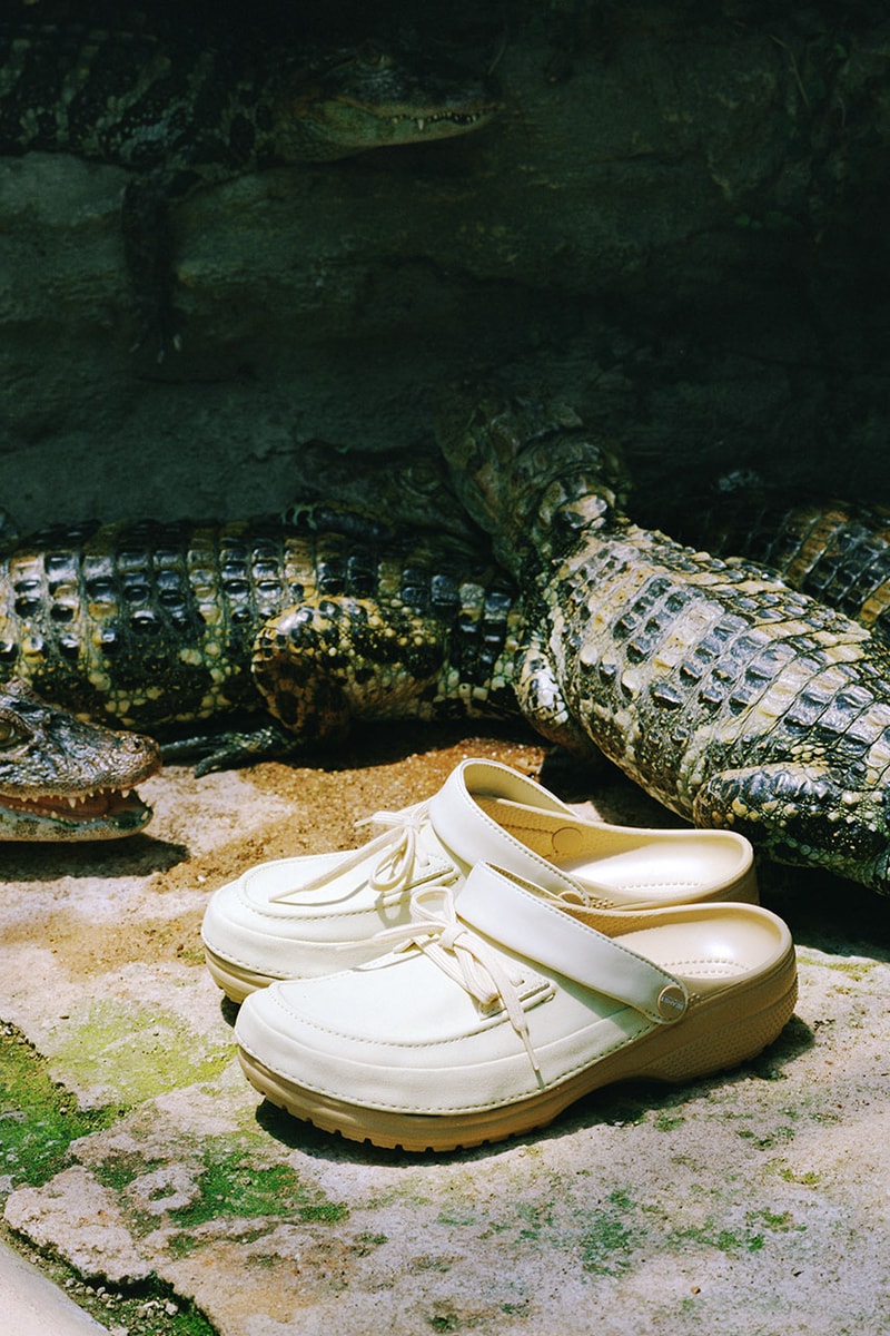 ビームスTxクロックスxバルのトリプルコラボフットウェアが実現 BEAMS T Crocs bal triple collab footwear Classic Clog release info