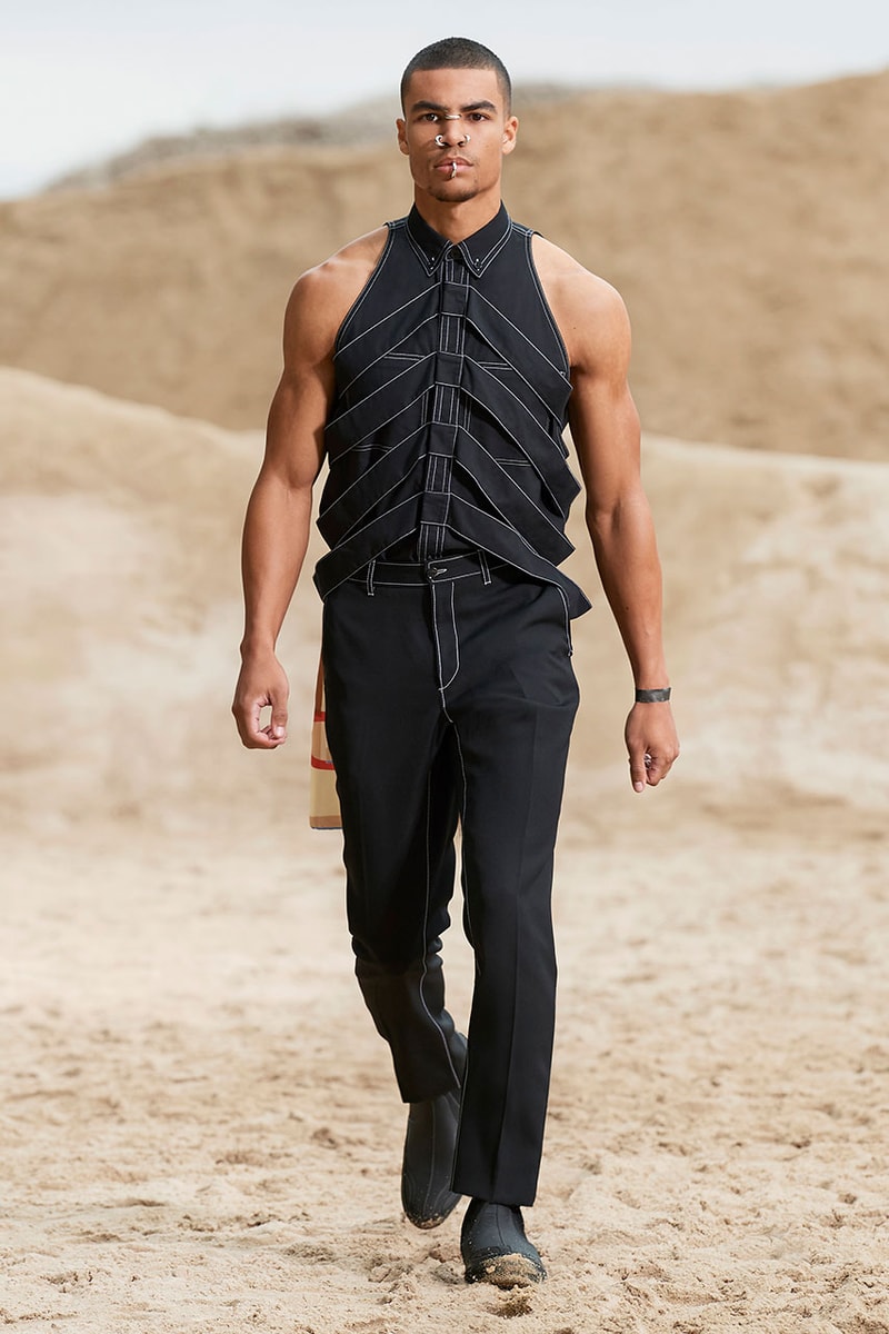 バーバリー Burberry’s Spring/Summer 2022 Menswear Collection Celebrates Freedom and Fluidity Riccardo Tisci