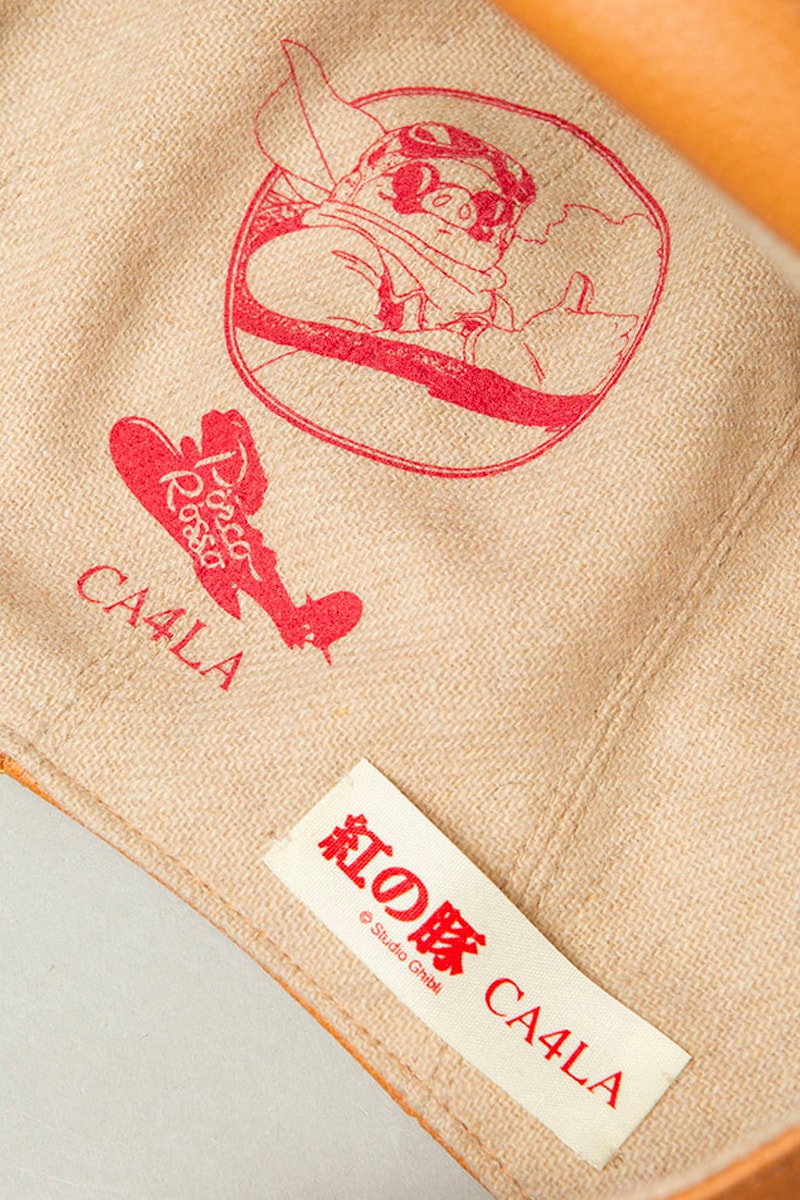 カシラ 紅の豚 CA4LA Studio Ghibli Porco Rosso Collection hats accessories animation films Japan Japanese  Hayao Miyazaki leather flying 