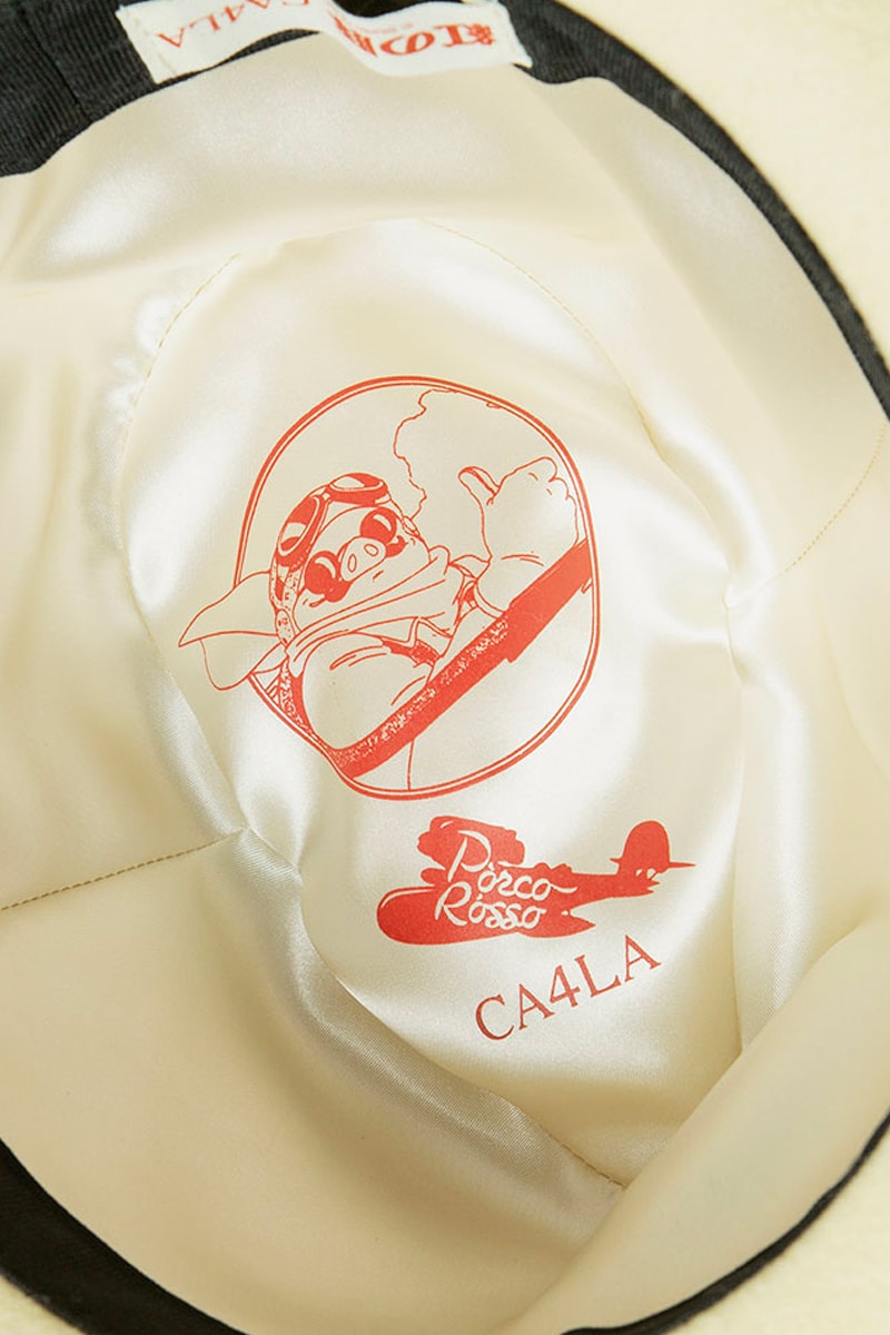 カシラ 紅の豚 CA4LA Studio Ghibli Porco Rosso Collection hats accessories animation films Japan Japanese  Hayao Miyazaki leather flying 