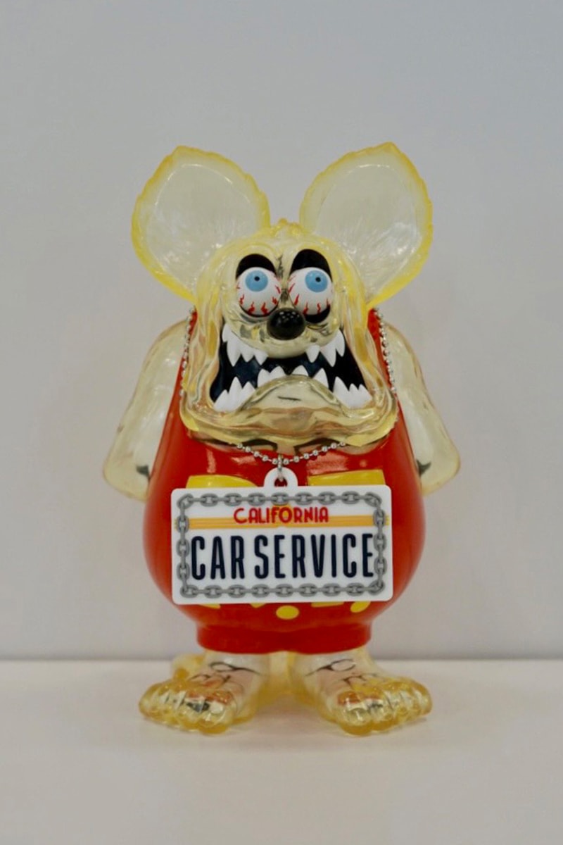 カーサービス x シークレットベース CarService が SECRETBASE とチームアップした Rat Fink のフィギュアを発売