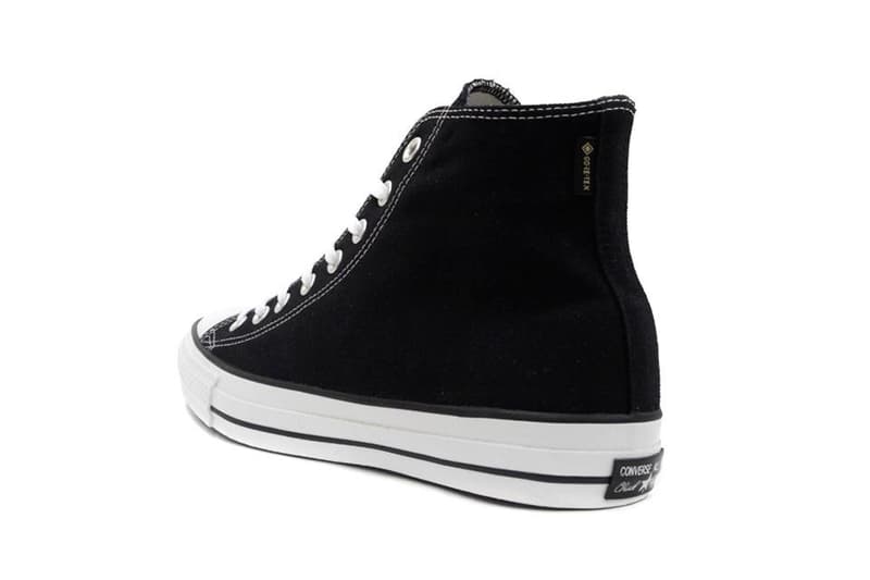 コンバースから梅雨の時期に最適なゴアテックスを採用したチャックテイラー オールスター 100 が登場 Converse All Star 100 GORE-TEX Hi "Black" 31303610 Release Information Drop Date Closer First Look mita sneaker Japan Limited Edition Waterproof Weather Resistant
