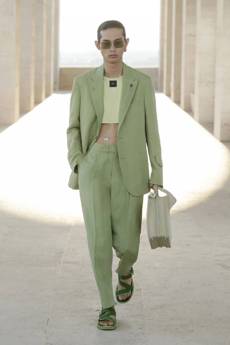 フェンディ 2022年春夏メンズコレクション Fendi Debuts a Day-To-Night Men's Spring 2022 Collection Silvia Venturini Fendi fashion short film 