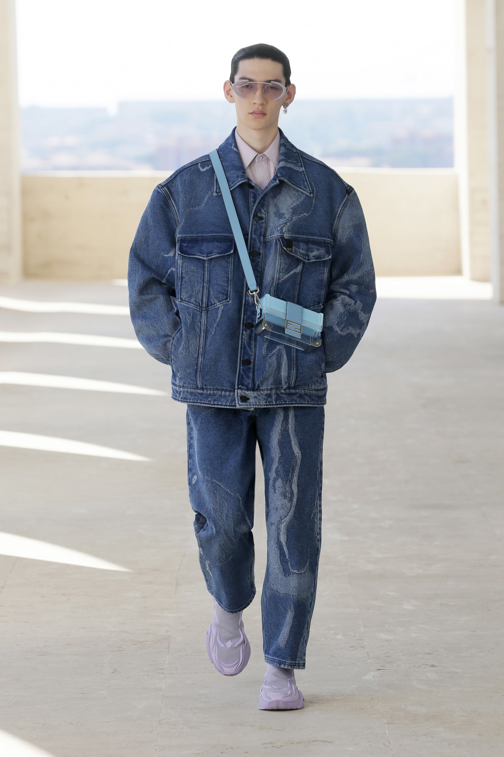 フェンディ 2022年春夏メンズコレクション Fendi Debuts a Day-To-Night Men's Spring 2022 Collection Silvia Venturini Fendi fashion short film 