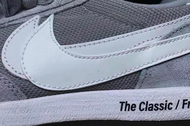 フラグメント デザイン x サカイ x ナイキ のトリプルコラボ LDWaffle はグレーカラーも展開か fragment design sacai Nike LDWaffle Grey White First Look Release Info DH2684-001 Buy Price Date Hiroshi Fujiwara