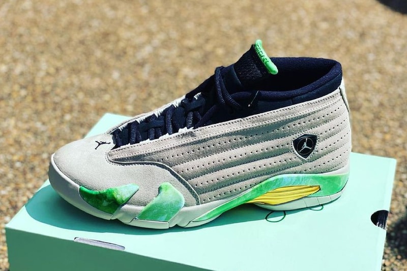 ジョーダンブランド アレイリ・メイ aleali may air michael jordan brand 14 low official release date info photos price store list buying guide light sand white jade green dj1034 200