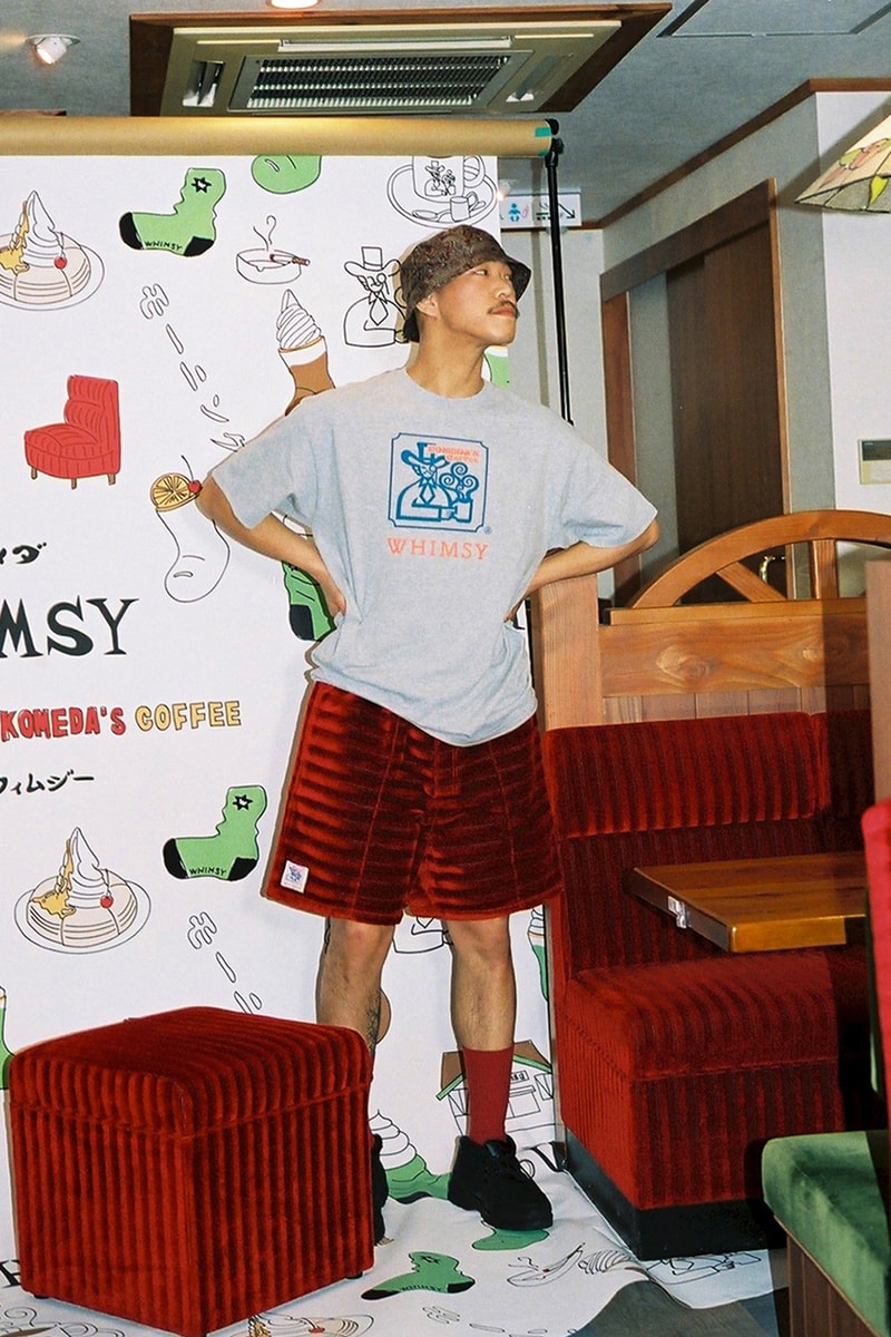ウィムジーソックス ビームスT 珈琲所コメダ珈琲店 x WHIMSY SOCKS のポップアップストアが BEAMS T HARAJUKU で開催